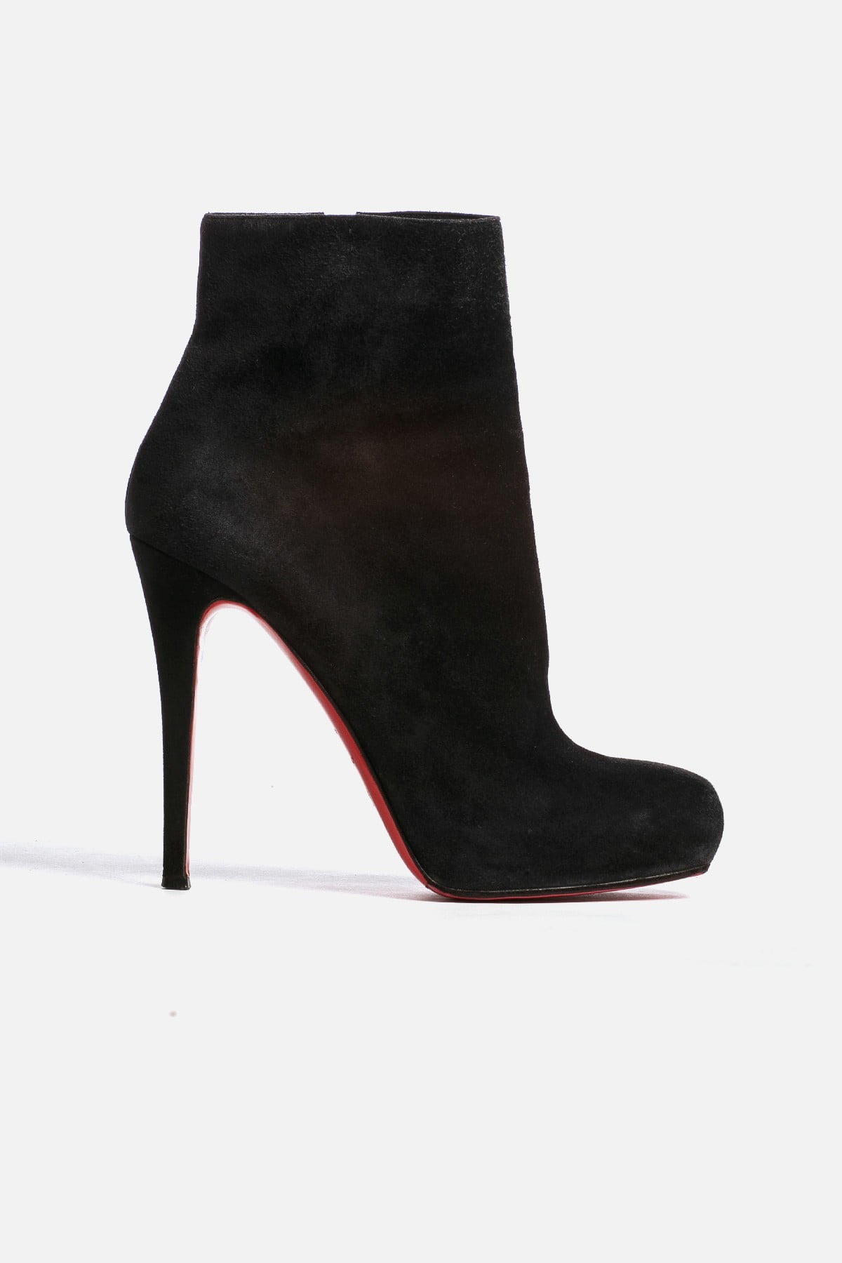 christian louboutin suede ankle boots